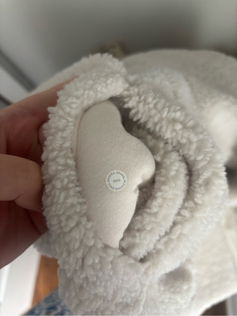 Lululemon Scuba Oversized Fleece Funnel Neck in White Opal - Picture 5 of 5